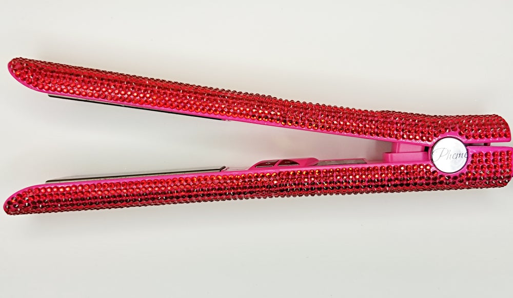 rhinestone flat iron